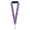 thumbnail image 1 of Cartoon Network Lanyard, Adventure Time Lumpy Space Princess Expression Stack Lavender, Elastic, 1 of 4