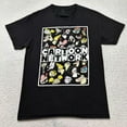 thumbnail image 1 of Cartoon Network Men's Medium Short Sleeve Crewneck Retro Graphic T Shirt Black, 1 of 5