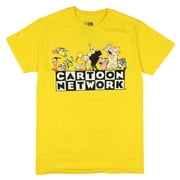 Cartoon Network Mens' Throwback Logo With Characters Graphic Print T-Shirt, S