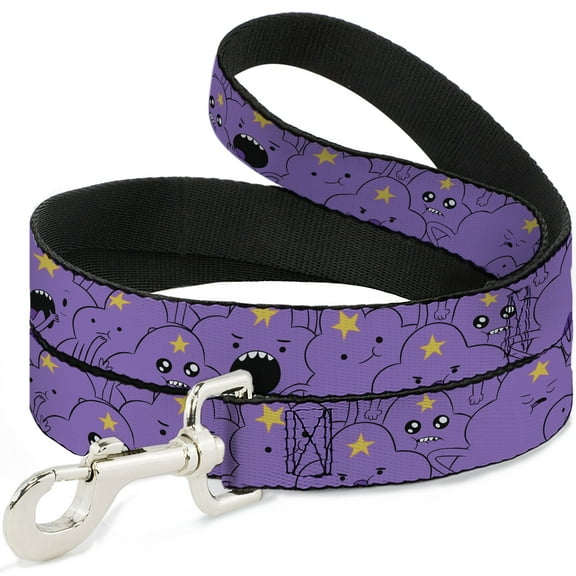 Cartoon Network Pet Leash, Dog Leash, Adventure Time Lumpy Space Princess Expressions Lavender, 4 Feet Long 1.0 Inch Wide