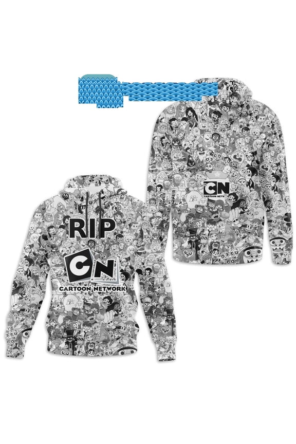 Cartoon Network RIP CN All Characters Hoodie T-Shirt