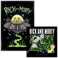 thumbnail image 1 of Cartoon Network Rick and Morty Framed Poster and 2025 Calendar, 1 of 9