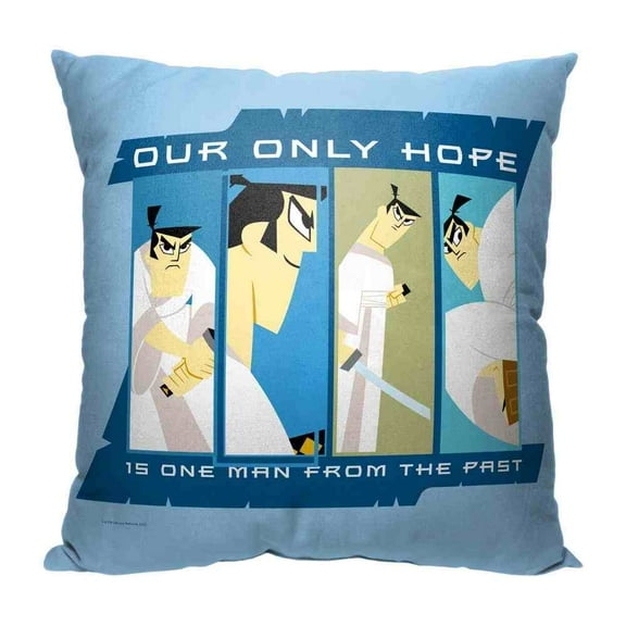 Cartoon Network Samurai Jack Only Hope From The Past Kids Printed Throw Pillow