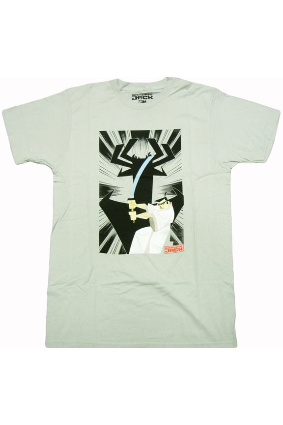 Cartoon Network - Samurai Jack and Aku Adult T-Shirt