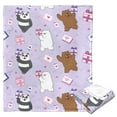 thumbnail image 1 of Cartoon Network We Bare Bears Love Letters Silk Touch Throw, 1 of 5