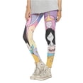thumbnail image 1 of Cartoon Network Women's Juniors Adventure Time Favorite Character Stretch Ankle-Length Leggings (Size X-Small), 1 of 4