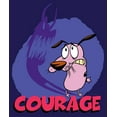 thumbnail image 1 of Cartoon Network's Courage The Cowardly Dog Face Your Fears Kids Silk Touch Throw Blanket, 1 of 5