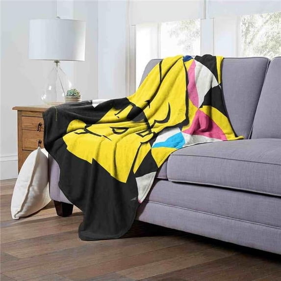Cartoon Network's Johnny Bravo Geometric Johnny Kids Silk Touch Throw Blanket