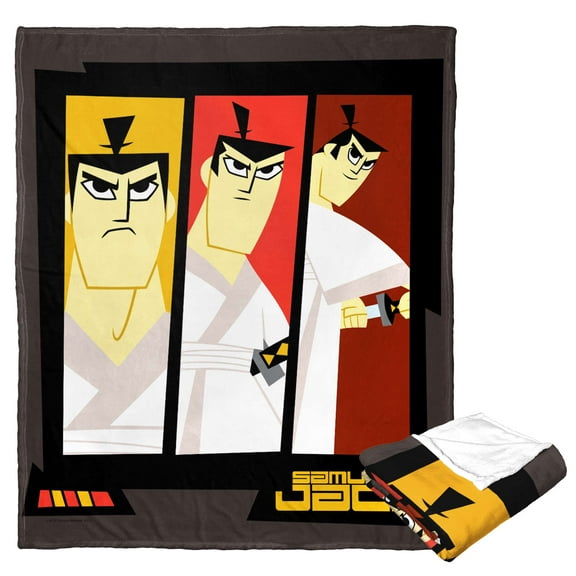 Cartoon Network's Samurai Jack Jack Panels Kids Silk Touch Throw Blanket, 50 x 60 inches