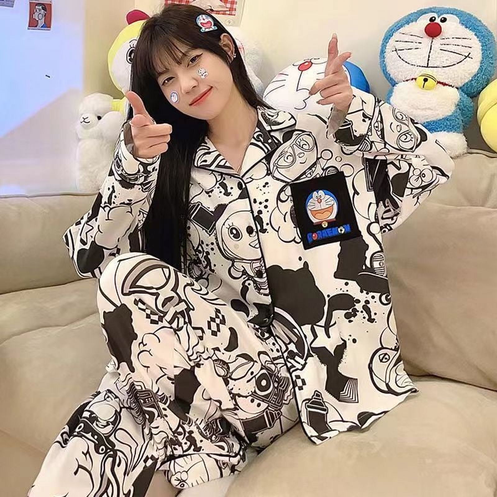 Hi Vision Pyjamas Cartoon New Style Pajamas for Women, Spring and Autumn Long Sleeve ...