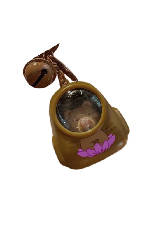 Cartoon Night Light Keyring Glowing Keychain Stylish Backpack Decoration