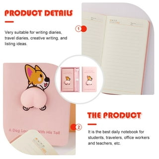 Cheer.US Journal Notebook Cute Kawaii Notebook Cartoon Animal Journal Diary  Planner Notepad for Kids Gift - Lined Notebook, Diary, Track, Log & Journal  - Gift Idea for Kids 