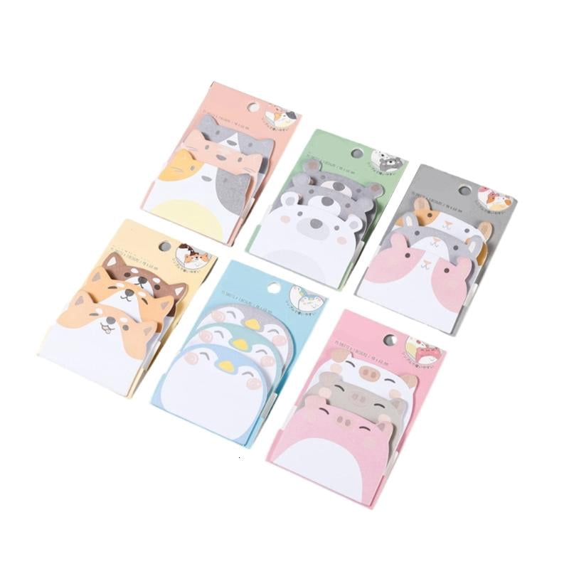 Note Paper Small Cartoon Notes Pad 270 Sheets Adheive Note Paper Small Notepads Pocket ...