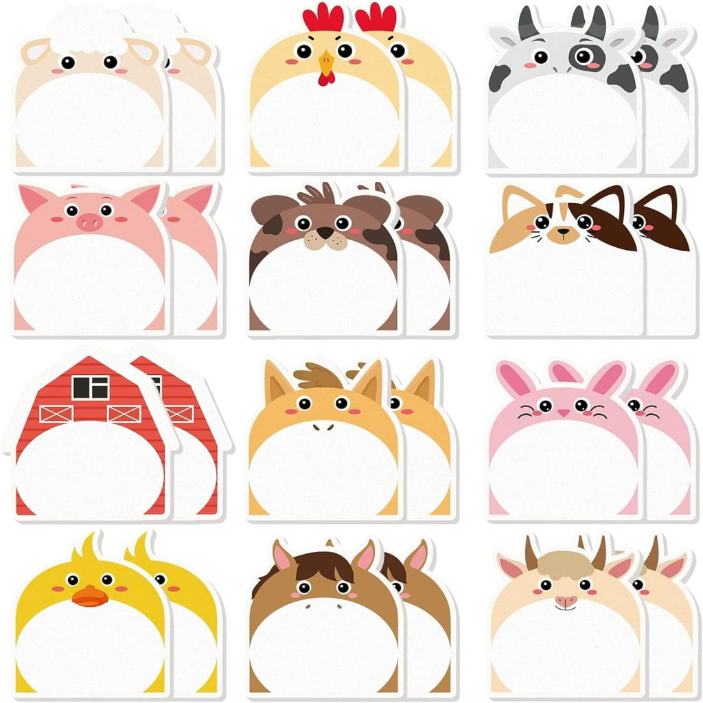 Note Paper Small Cartoon Notes Pad 360 Sheets Adhesive Note Paper Small Notepads Pocket ...