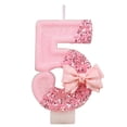 thumbnail image 1 of Cartoon Number Birthday Candle, Cute Creative Design Non-Toxic Wax Colorful for Children's Theme Party Decorations Milestone Anniversary Cake Toppers, E, 1 of 6
