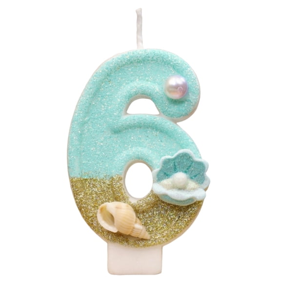 Cartoon Number Birthday Candles Creative Geometric Cake Toppers for Elegant Anniversary Celebration Gold Glitter Numeric Candle Decorative Supplies Number 5