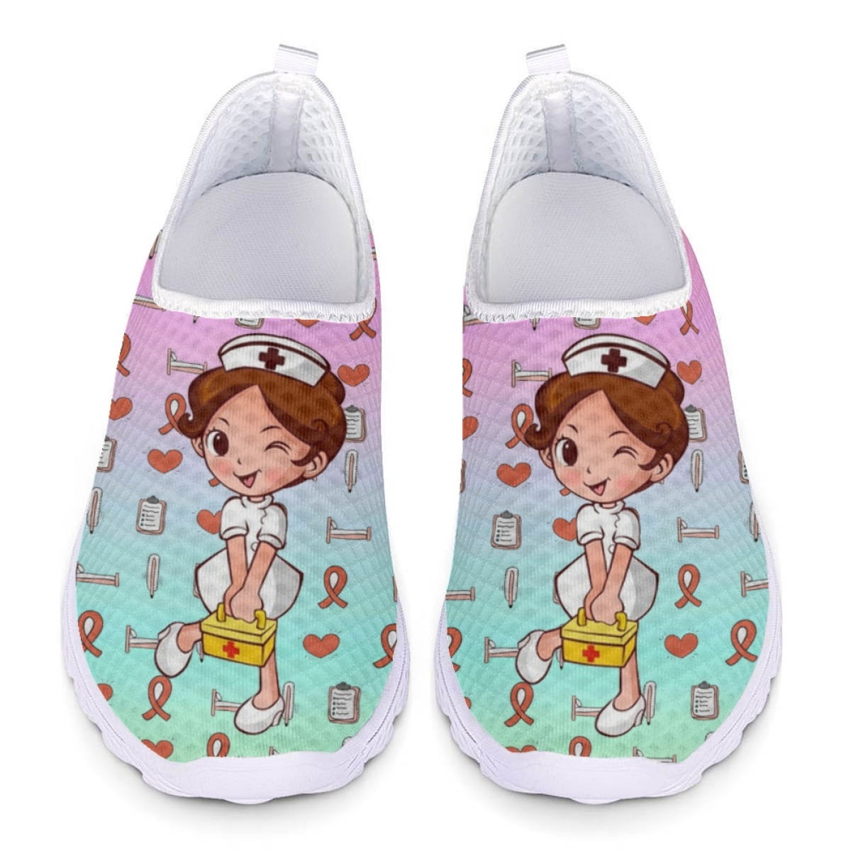 slip on nurse sneakers