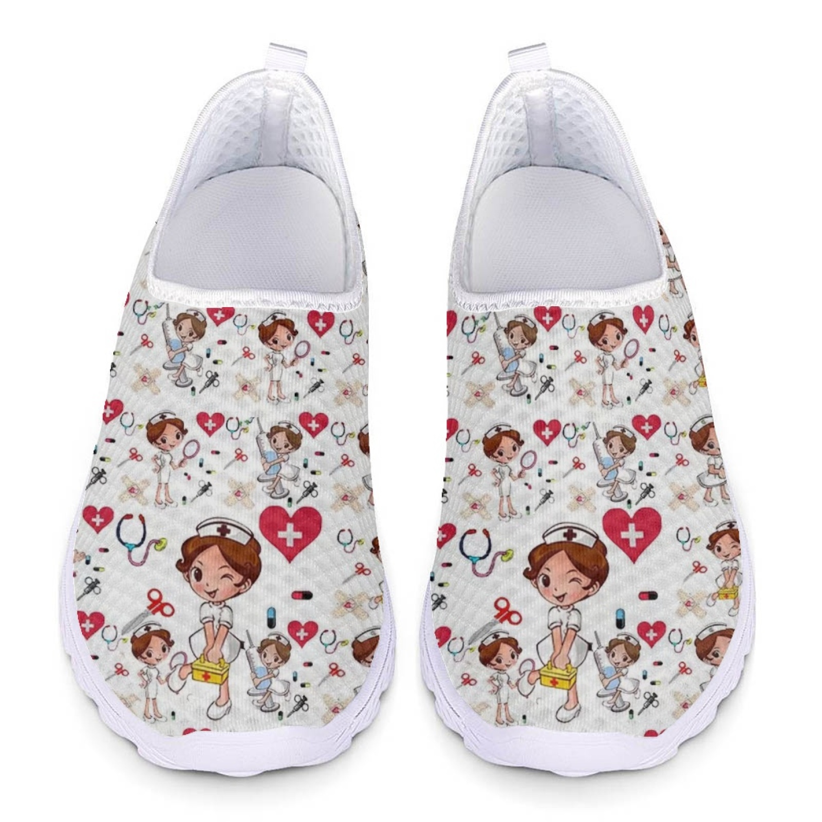 slip on nurse sneakers
