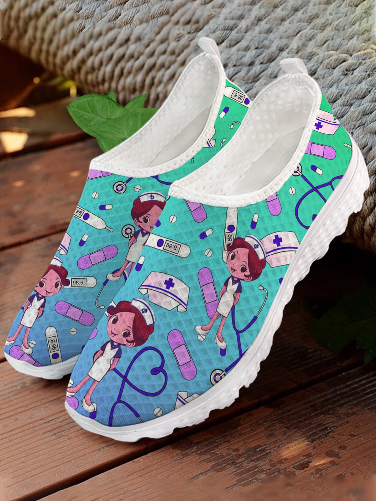 slip on nurse shoes