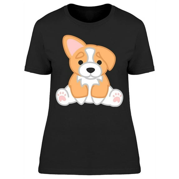 Cartoon Of A Corgi T-Shirt Women -Image by Shutterstock, Female Large