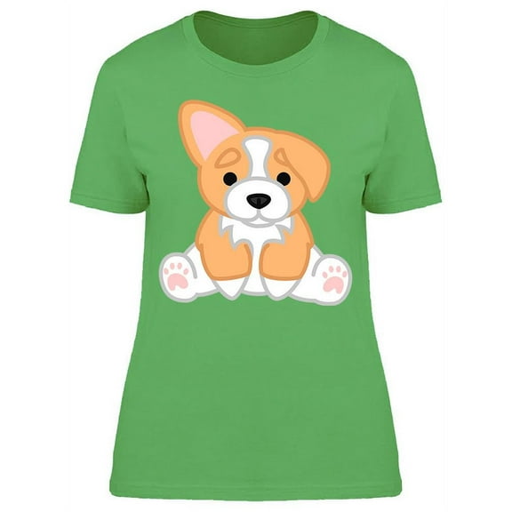 Cartoon Of A Corgi T-Shirt Women -Image by Shutterstock, Female XX-Large