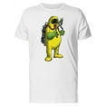 thumbnail image 1 of Cartoon Of A Man In Hazmat Suit T-Shirt Men -Image by Shutterstock, Male Large, 1 of 2