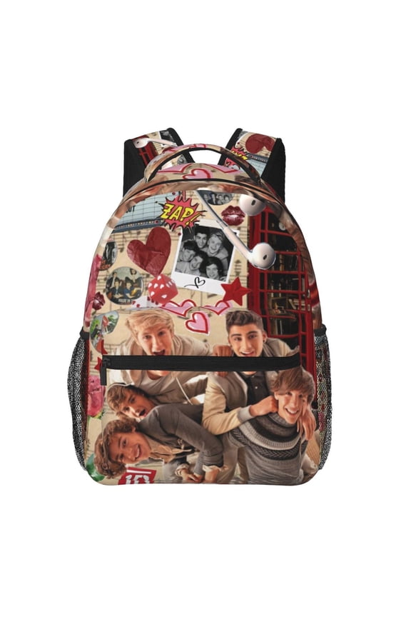 Cartoon One Handsome Direc-tion Backpacks Large Capacity Travel Backpack Book Bag Laptop Bag Lightweight And Durable School Daypack For Women Men Multifunctional Bag