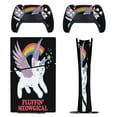 thumbnail image 1 of Cartoon One-horned Cat T-shirt PS5/PS5 Slim Digital Disc Skin Sticker For Console And Controller Skins, 1 of 7