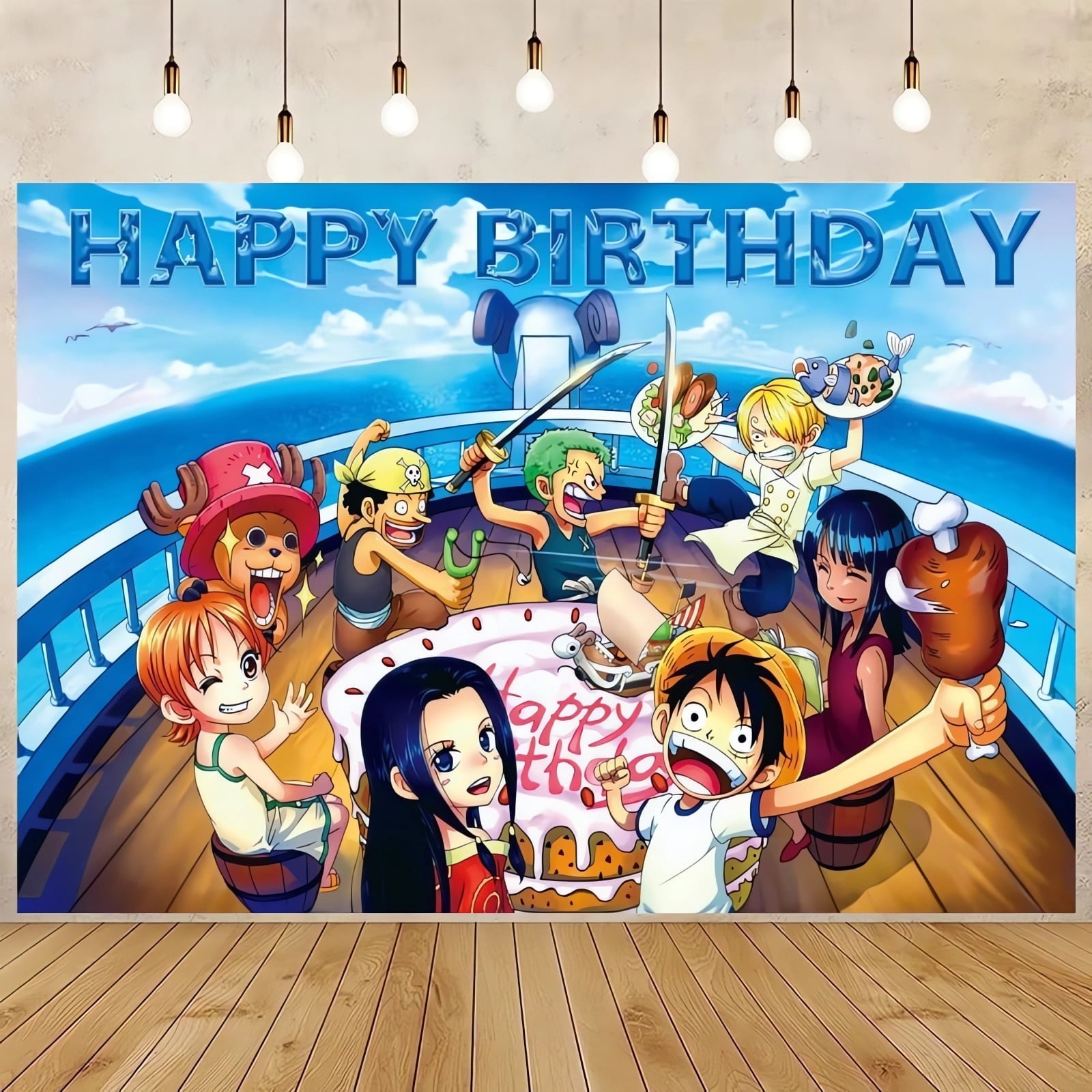 ワンピース ONEPIECE HAPPY BIRTHDAY ブロマイド 初回限定 ピンズ付き