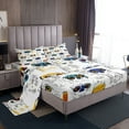 thumbnail image 1 of Cartoon Otter Sheet Set Teens Adults,Watercolor Sea Otter Bed Sheets Set Twin Size,Doodle Otter Sheets,Zoo Animal Flat Fitted Sheet with 1 Pillowcase Microfiber, 1 of 6