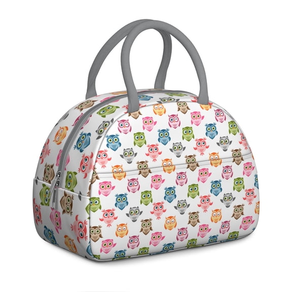 Cartoon Owl Lunch Box – Funny Big Eyes Owl Design, Thermal Insulated & Leakproof for School, Office & Everyday Use
