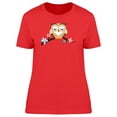 thumbnail image 1 of Cartoon Owl On A Branch T-Shirt Women -Image by Shutterstock, Female Small, 1 of 2