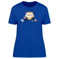 thumbnail image 1 of Cartoon Owl On A Branch Tee Women's -Image by Shutterstock, 1 of 1