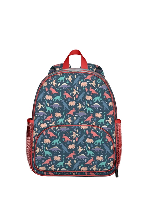 Cartoon Owl Print Ergonomic Backpack - Waterproof & Breathable Bookbag with Side Pockets for Teens