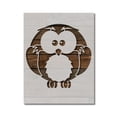 thumbnail image 1 of Cartoon Owl Stencil Template Reusable 8.5 x 11 for Painting on Walls, Wood, Etc. By Stencilville, 1 of 2