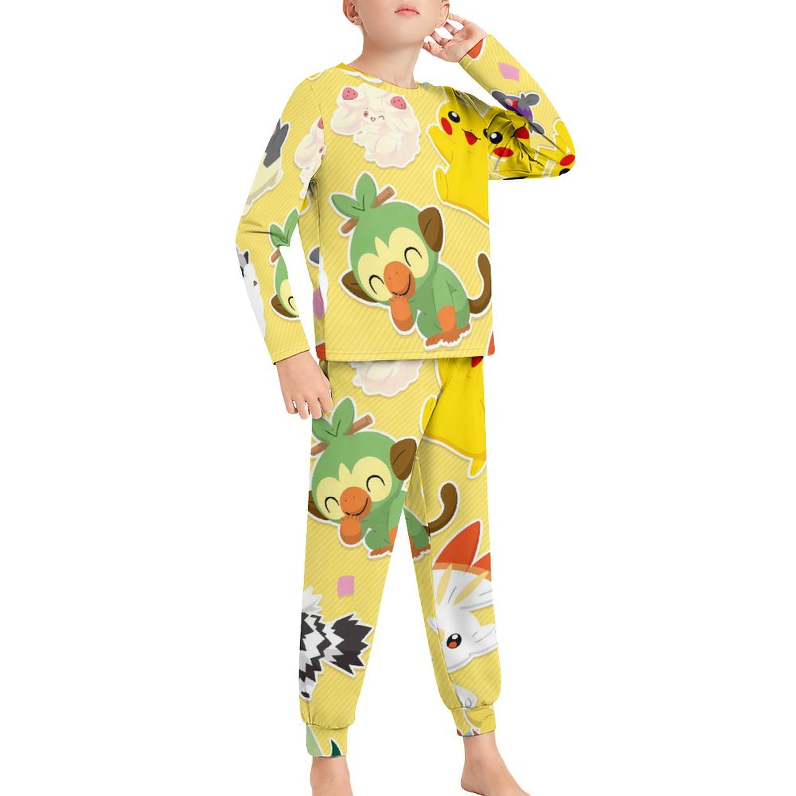 Cartoon Pajamas Pokemon Sleepwear Sets Halloween Gifts Novelty Pajama