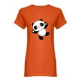 thumbnail image 1 of Cartoon Panda Design Shaped T-Shirt Women -Image by Shutterstock, Female x-Large, 1 of 2
