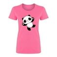 thumbnail image 1 of Cartoon Panda Design Shaped Tee Women's -Image by Shutterstock, 1 of 2