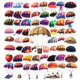 thumbnail image 1 of Cartoon Parachute Theme Stickers, Waterproof Parachute Theme Sticker for Water Bottle Laptop Phone Cases Planner Skateboard Luggage Helmet Party Favor Decor, Ideal for Adults Teens Teacher Rewards, 1 of 9