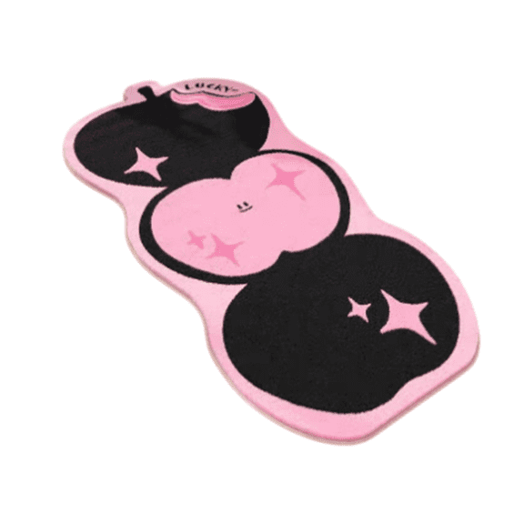 Cartoon Pattern Bedroom Bedside Carpet Flat Replacement Flocking Bedside Carpet Living Room Sofa Coffee Table Long Blanket