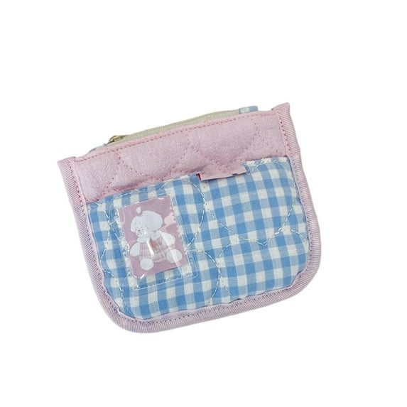 Cartoon Pattern Coin Purse For Women Girls Multifunctional Card Holder Organizers Practical Cloth Travel Essential