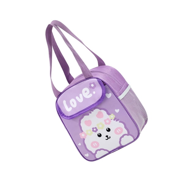 Cartoon Pattern Lunch Box Bag Thermal Insulation Leakproof Design Lightweight Meal Carriers For Women