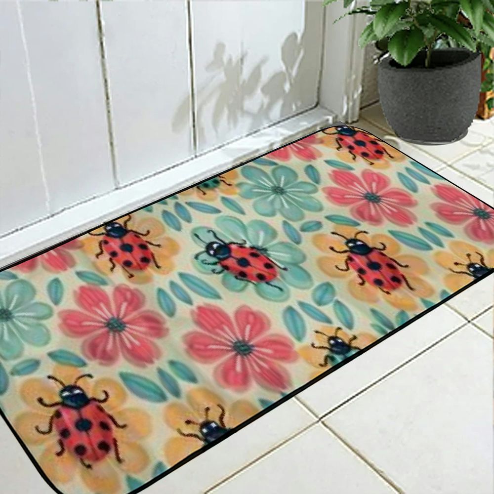 Cartoon Pattern Print ,Entry Mat/Garage, Patio Entrance Mat/Welcome ...