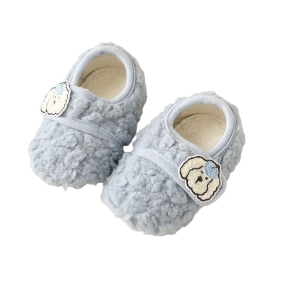 Cartoon Pattern Shoe Thermal Soft Soles First Walking Shoes for Baby Infant Prewalker Shoes Footwear