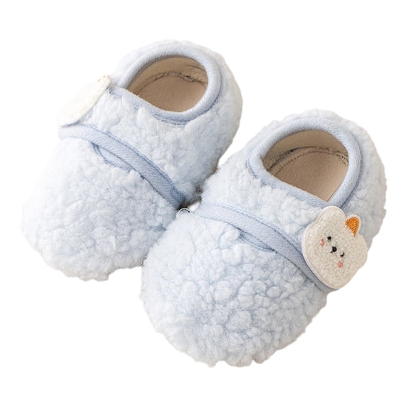 Cartoon Pattern Shoe Thermal Soft Soles First Walking Shoes for Baby Infant Prewalker Shoes Footwear