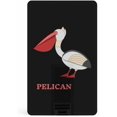 Cartoon Pelican Usb Flash Drive Bulk Memory Usb Stick Key Credit Card