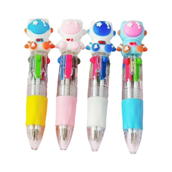 Cartoon Pen (One Item at Random), Salamander Four-Colored Mini Pens Astronaut Ballpoint Pen, By TINGXIN