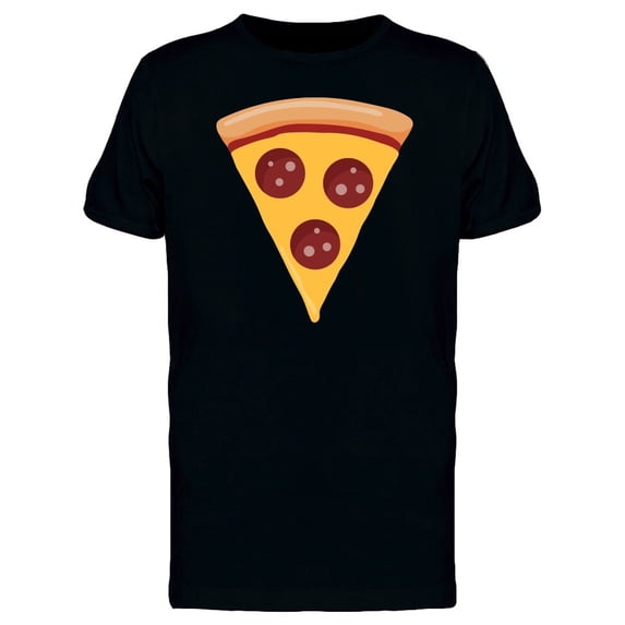 Cartoon Pepperoni Slice Tee Men's -Image by Shutterstock