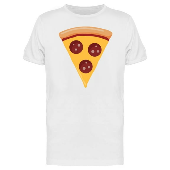 Cartoon Pepperoni Slice Tee Men's -Image by Shutterstock