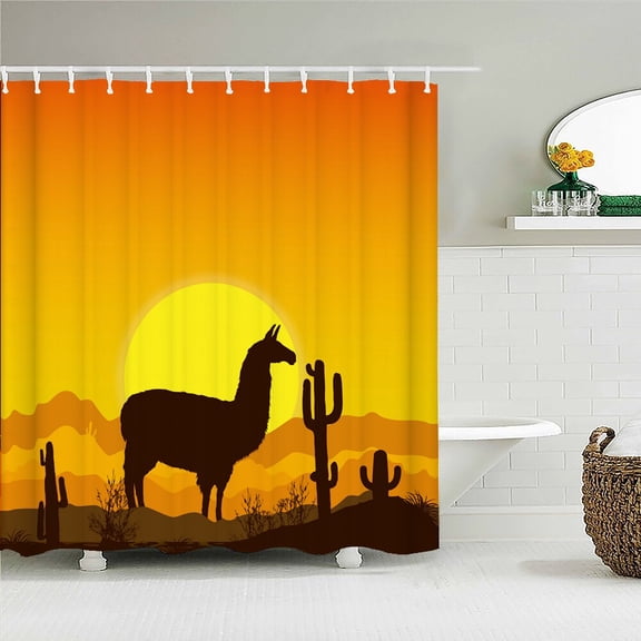 Cartoon Personality Shower Curtain Funny Explosion Printing Fabric Waterproof Polyester Bathroom Curtains Decoration with